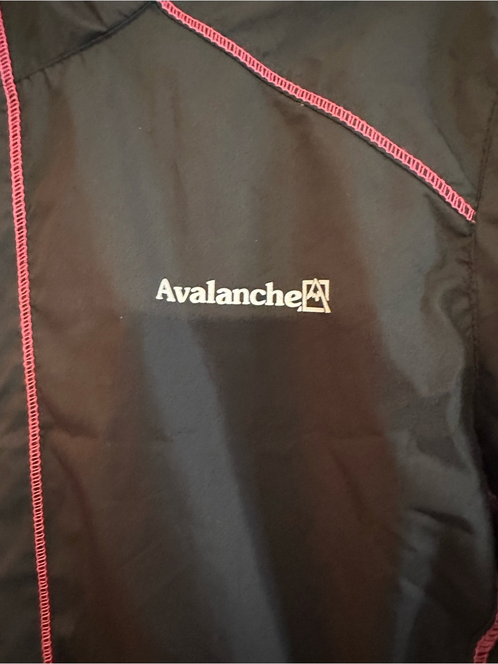 Avalanche Black Women's Hooded Rain Jacket with Pink Trim - Picture 11 of 13